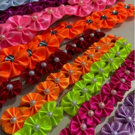 Fuxico Laços Pet com 50/100/200 un. tamanhos P/M Cachorro Petshop Banho E Tosa