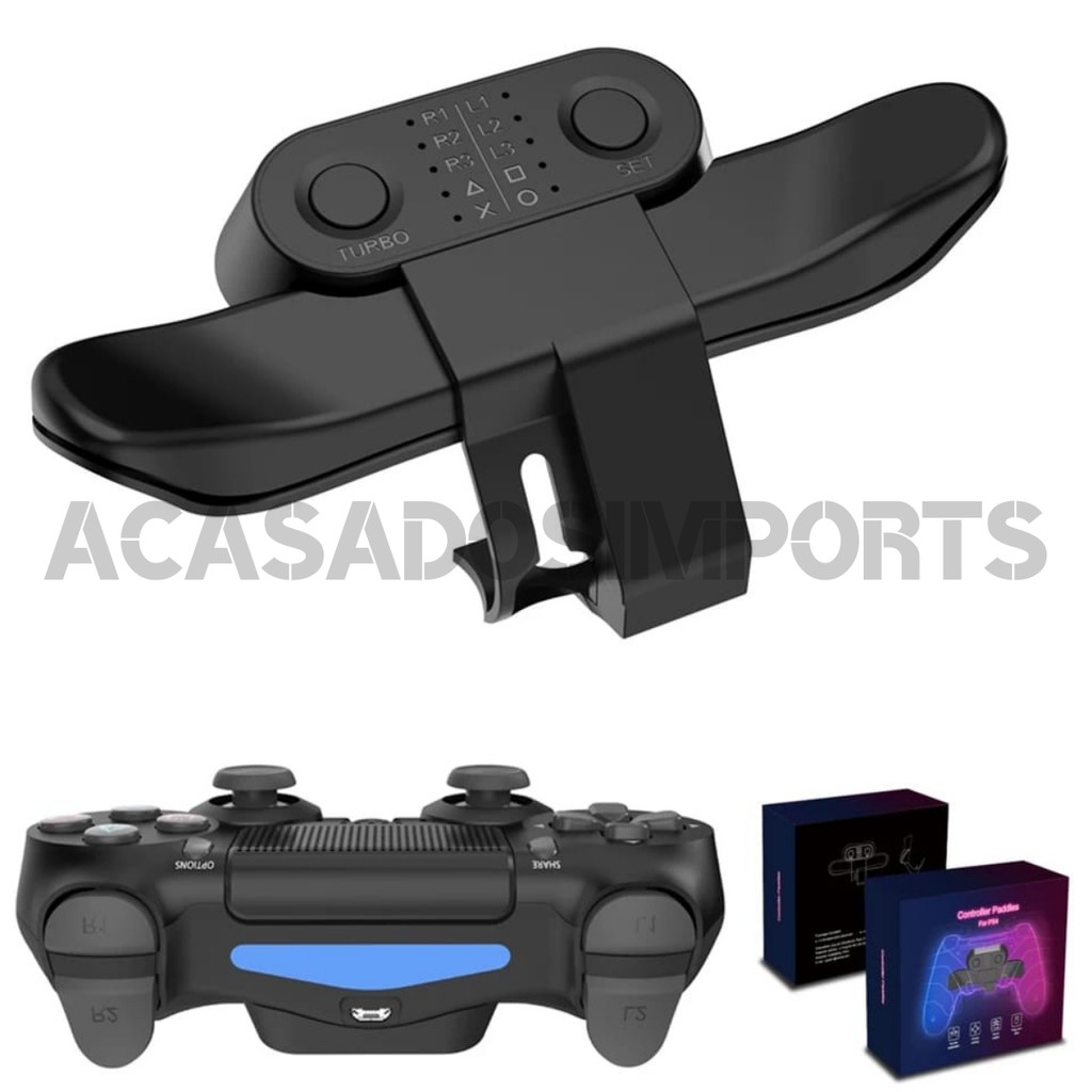 Adaptador Controle Ps4 Botões Tecla Extra Traseiro Extenso