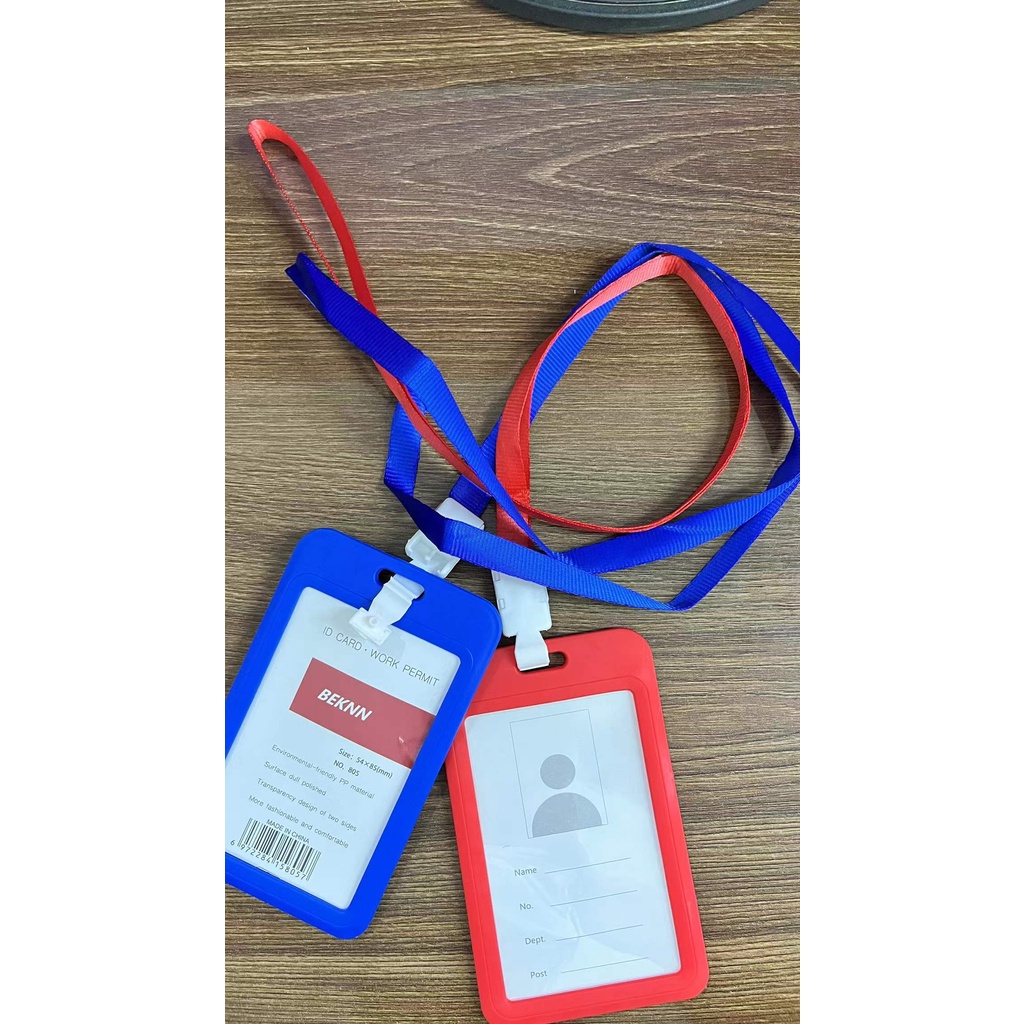 Porta Crachá Cartão Prático com Cordão - Bilhete Único & Cartões