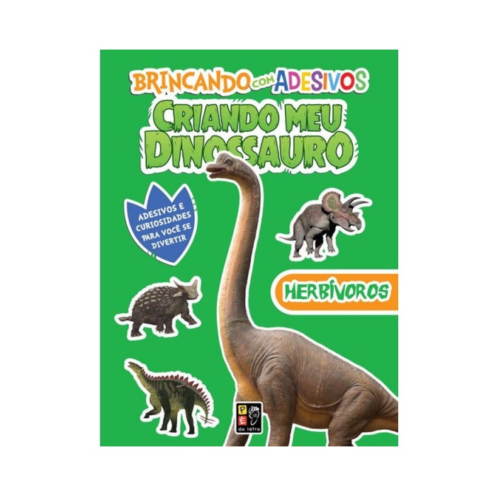 CRIANDO MEU DINOSSAURO  HERBIVOROS em Oferta na Shopee