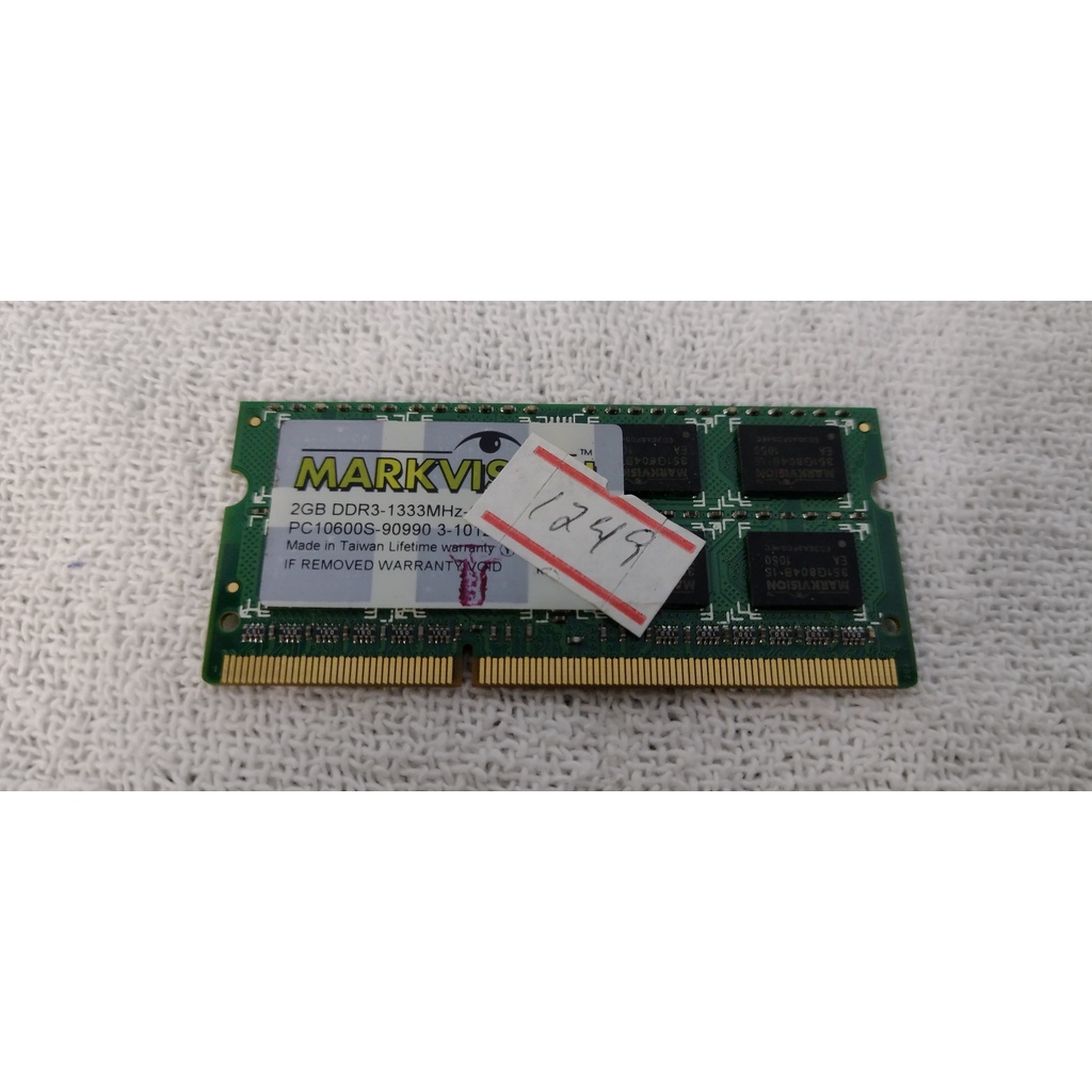 2 Gb De Memória Ram Markvision Ddr3 Pc10600s - Notebook