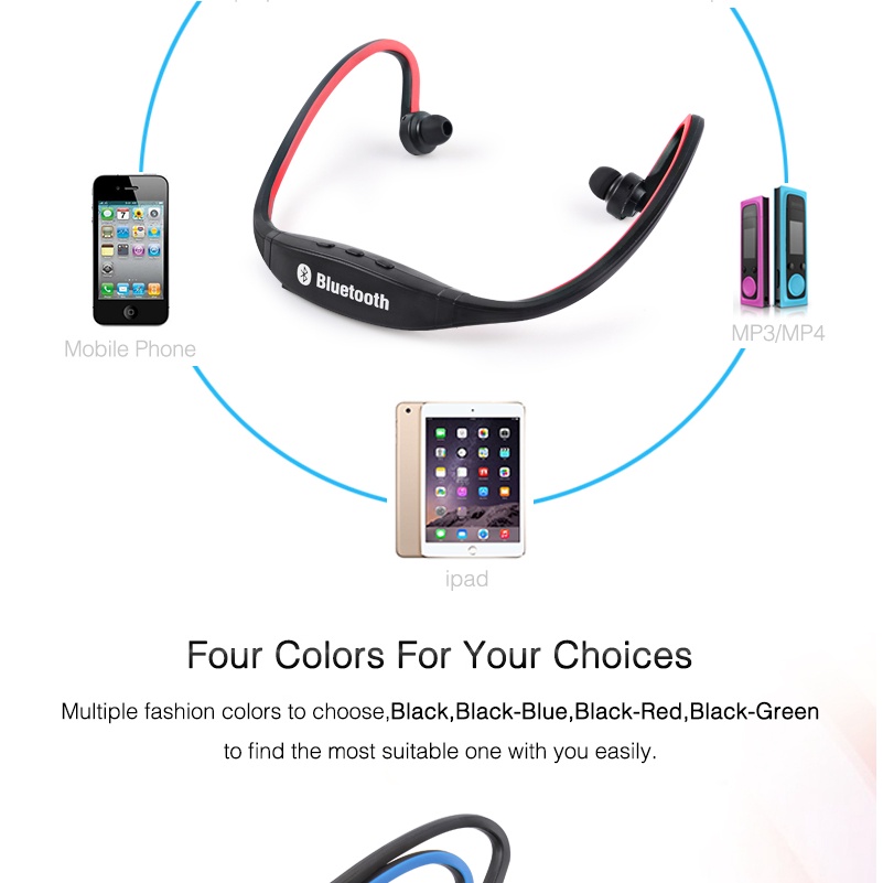 S9 Fone De Ouvido Sem Fio Bluetooth Esportivo True Wireless Earbuds Mãos Livres Com Microfone
