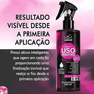 Spray uso obrigatório, liso obrigatório - Belkit, 200ml. Protetor termico. 10 em 1. Antifrizz, para cabelo. 01 unidade