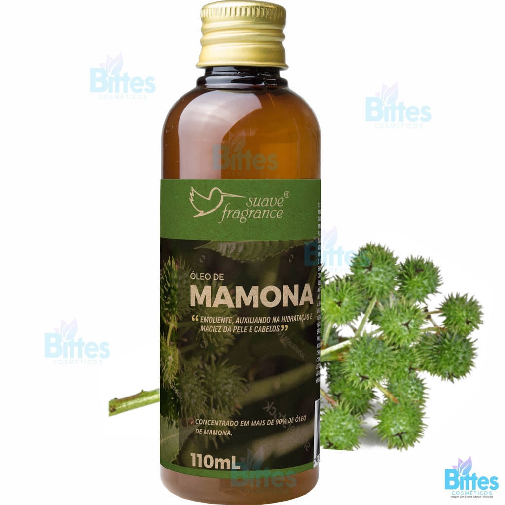 Óleo de Mamona Suave Fragrance Liberado Para Low Poo Capilar