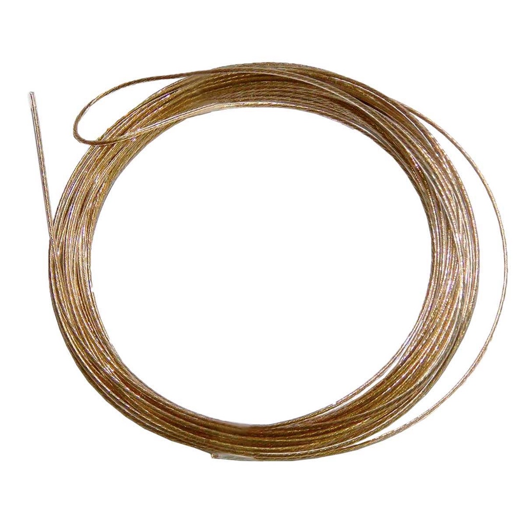 40m Cabo De Aço Revestido Pvc Cristal 2,70mm Varal e outras funções