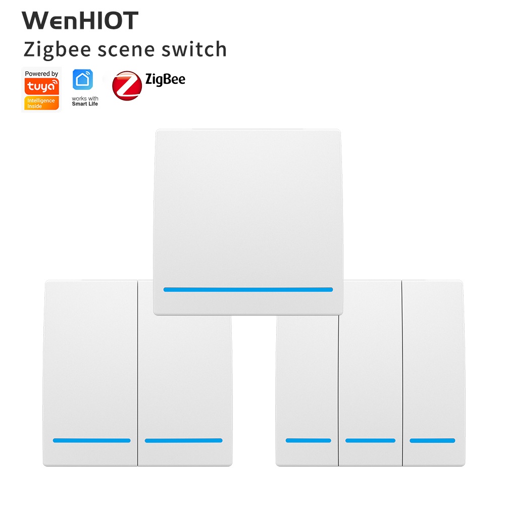 Zigbee switch Interruptor Zigbee Tuya Botão Interruptor de cena inteligente De Controle Re...