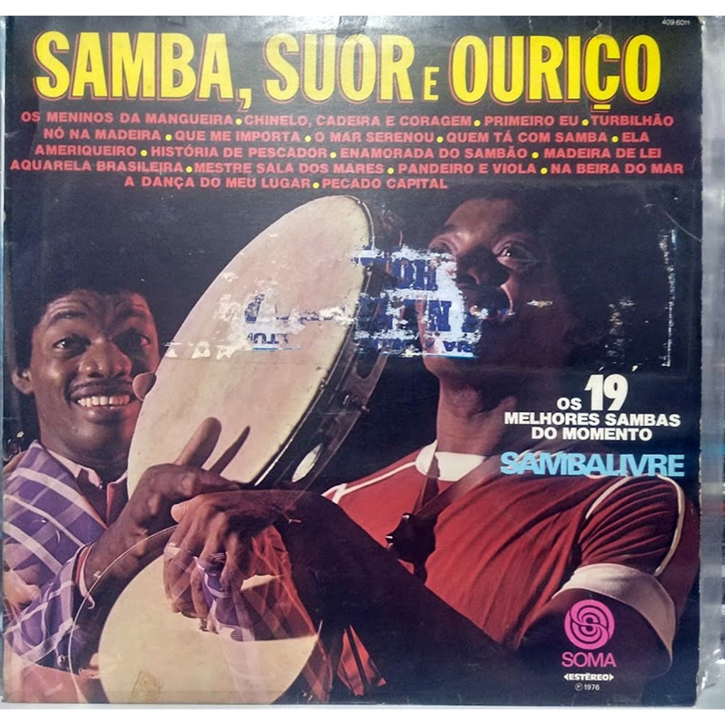 Lp Vinil Samba, Suor E Ouriço Meninos Da Mangueira  1976