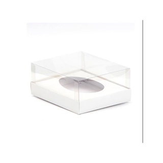 Caixa Ovo de Colher 250g BRANCA - 15cm x 13cm x 6,5cm- 5un em Oferta na Shopee