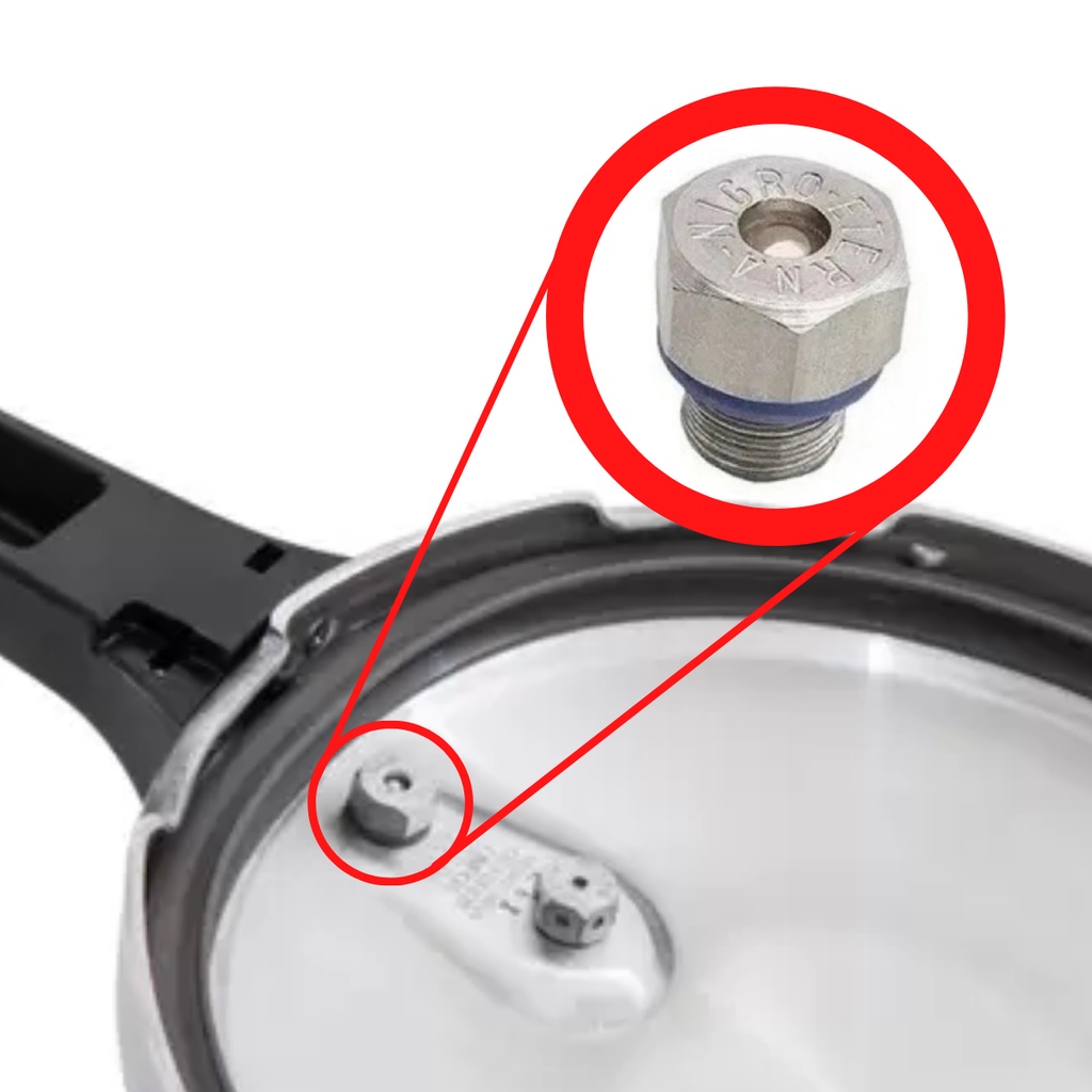 Válvula De Segurança Repetitiva Da Panela De Pressão Eterna Nigro 3L 4,5L E 6L ORIGINAL
