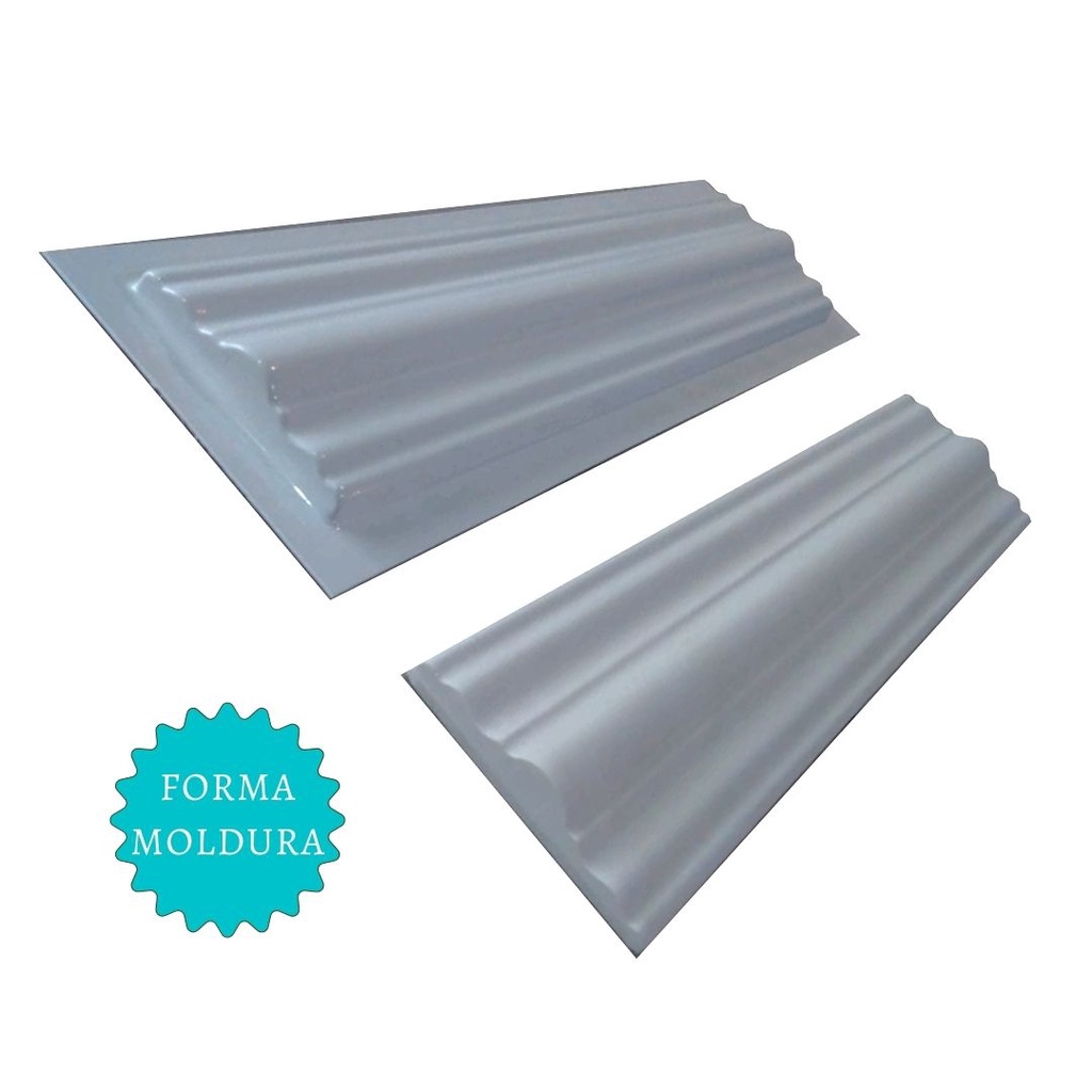 Forma Moldura Rodateto Rodape 50cm