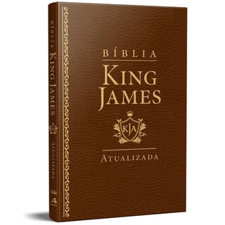 Bíblia King James Atualizada Slim | KJA | Marrom em Oferta na Shopee