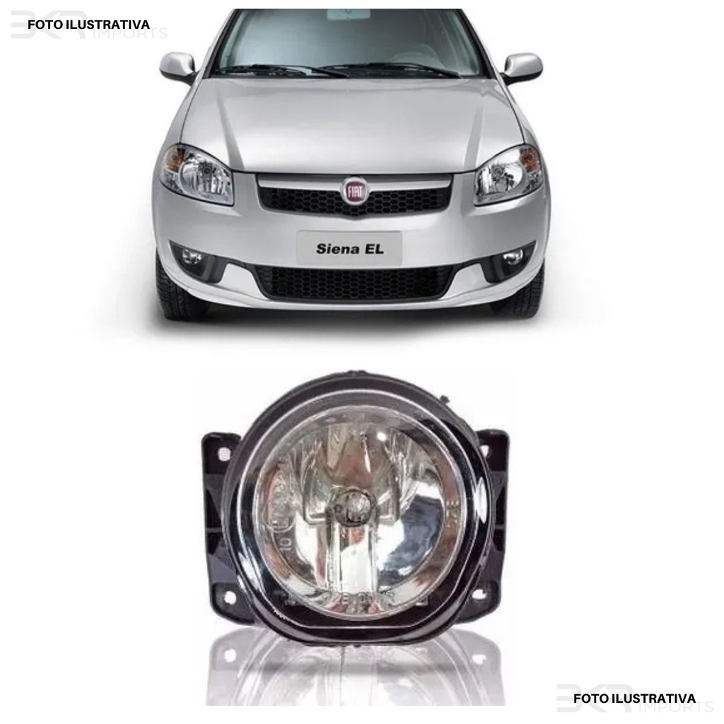 Farol Milha Siena G3 2004 2005 2006 2007 2008 2009 2010 em Oferta na Shopee