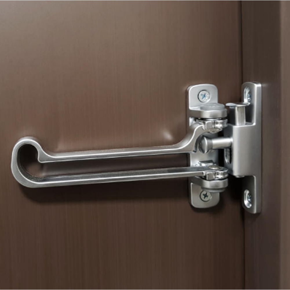 Trava De Porta/Guarda Segurança/Balanço/Barra/Corrente Alea/Resistente Para Casa/Aço Forte