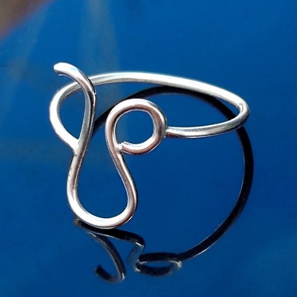 Anel Signo de Leão em prata 950 Zodíaco feminino