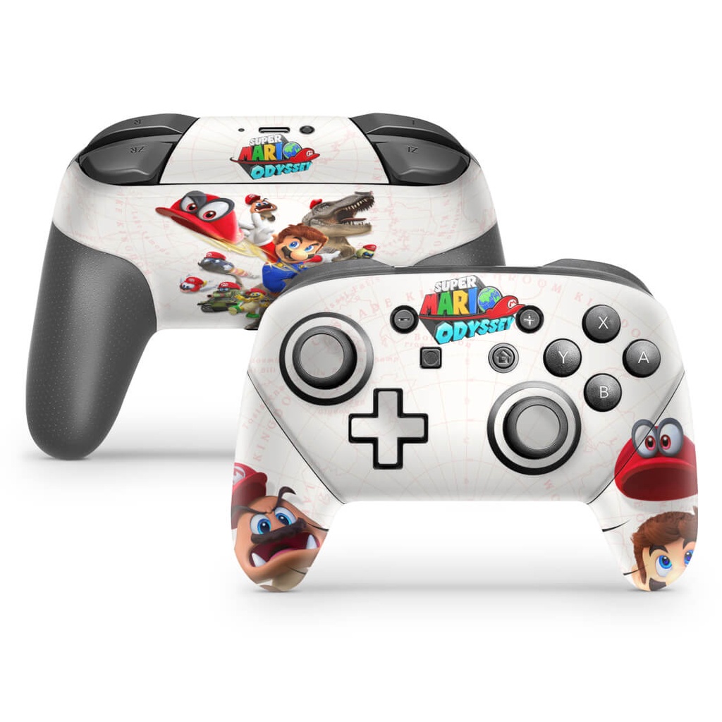 Skin Adesivo Nintendo Switch Pro Controle - Super Mario Odyssey