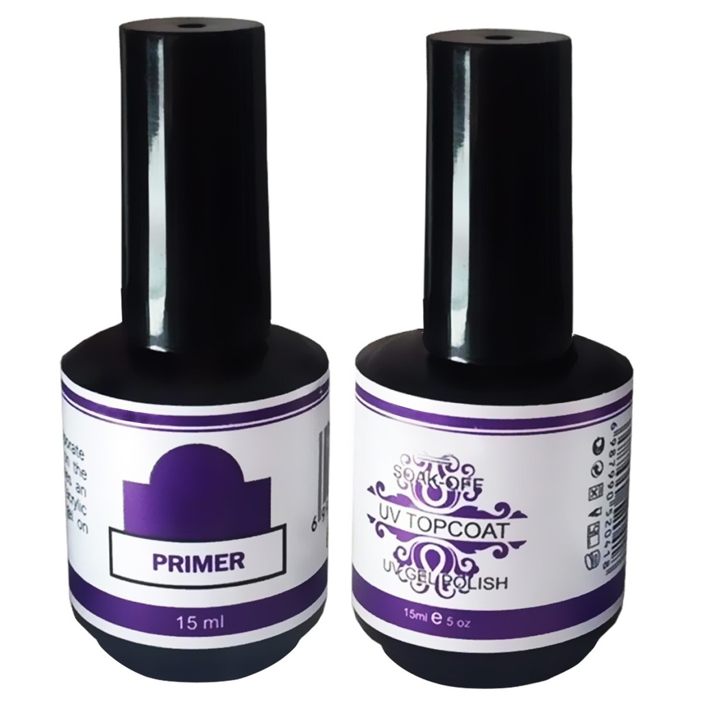 Selante Top Coat E Prime Em Gel Unha Gel Acrigel Manicure Sal O