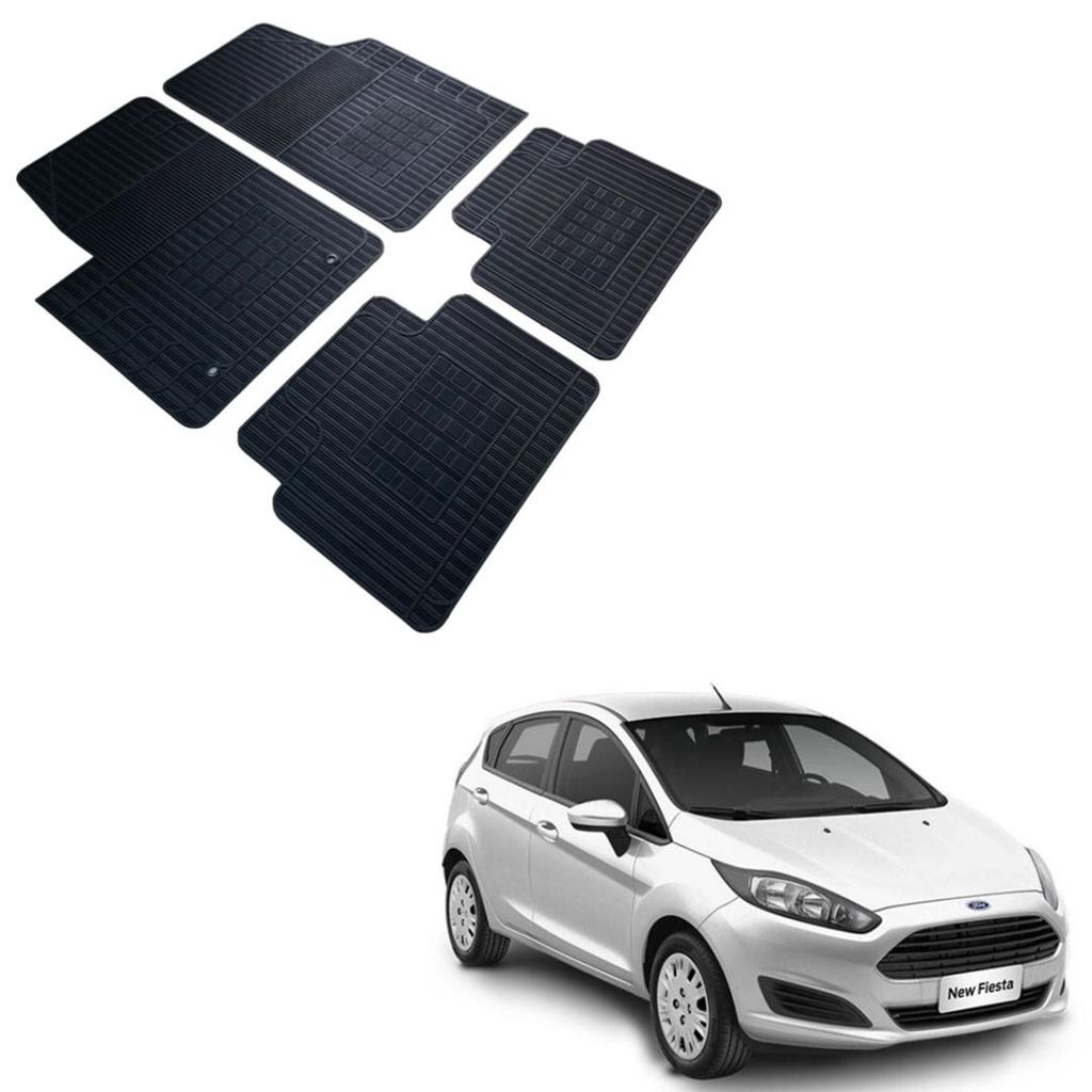 Jogo 4 Pecas Tapete Automotivo Especifico New Fiesta 2014..100% Borracha Borcol