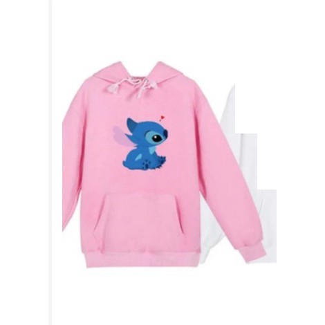 Blusa Lilo & Stich Moleton Canguru casaco de frio desenho animação
