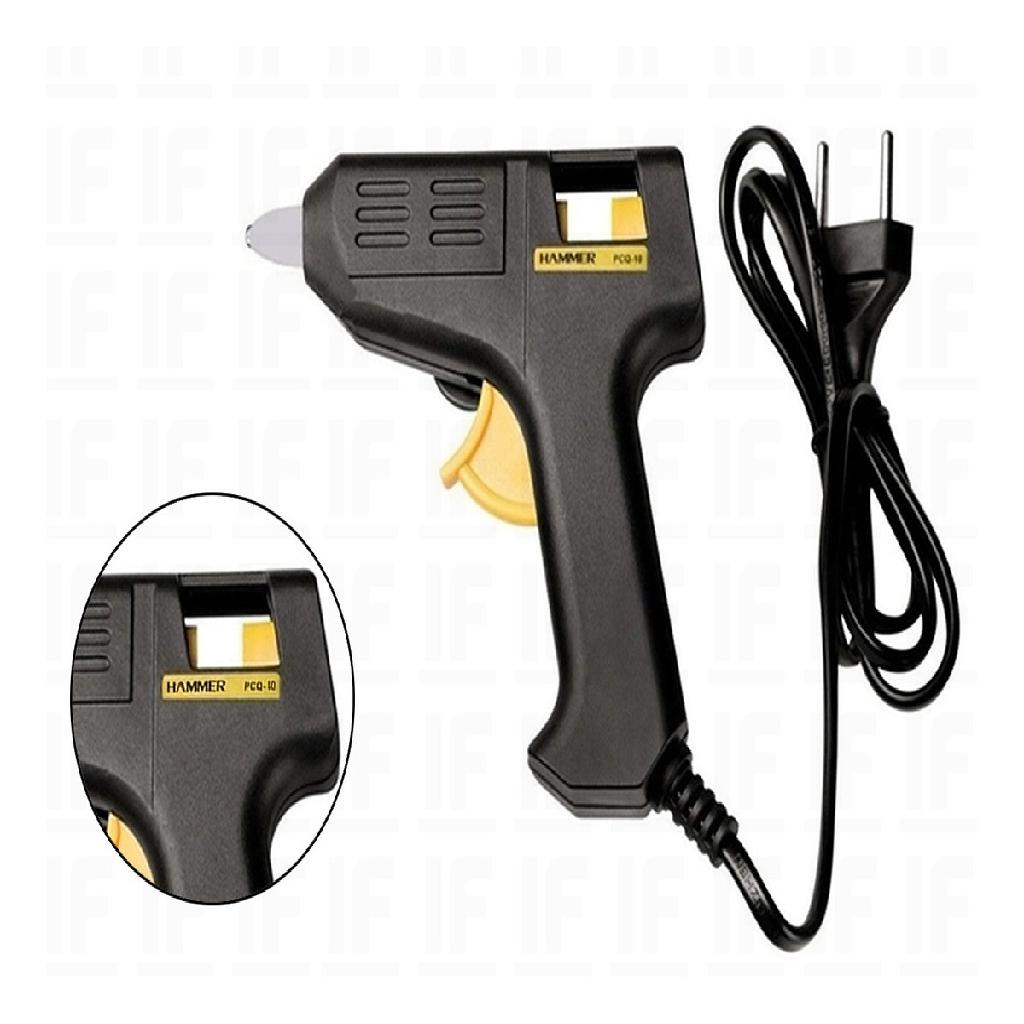 Pistola Cola Quente 10w Para Bastões Hammer em Oferta na Shopee