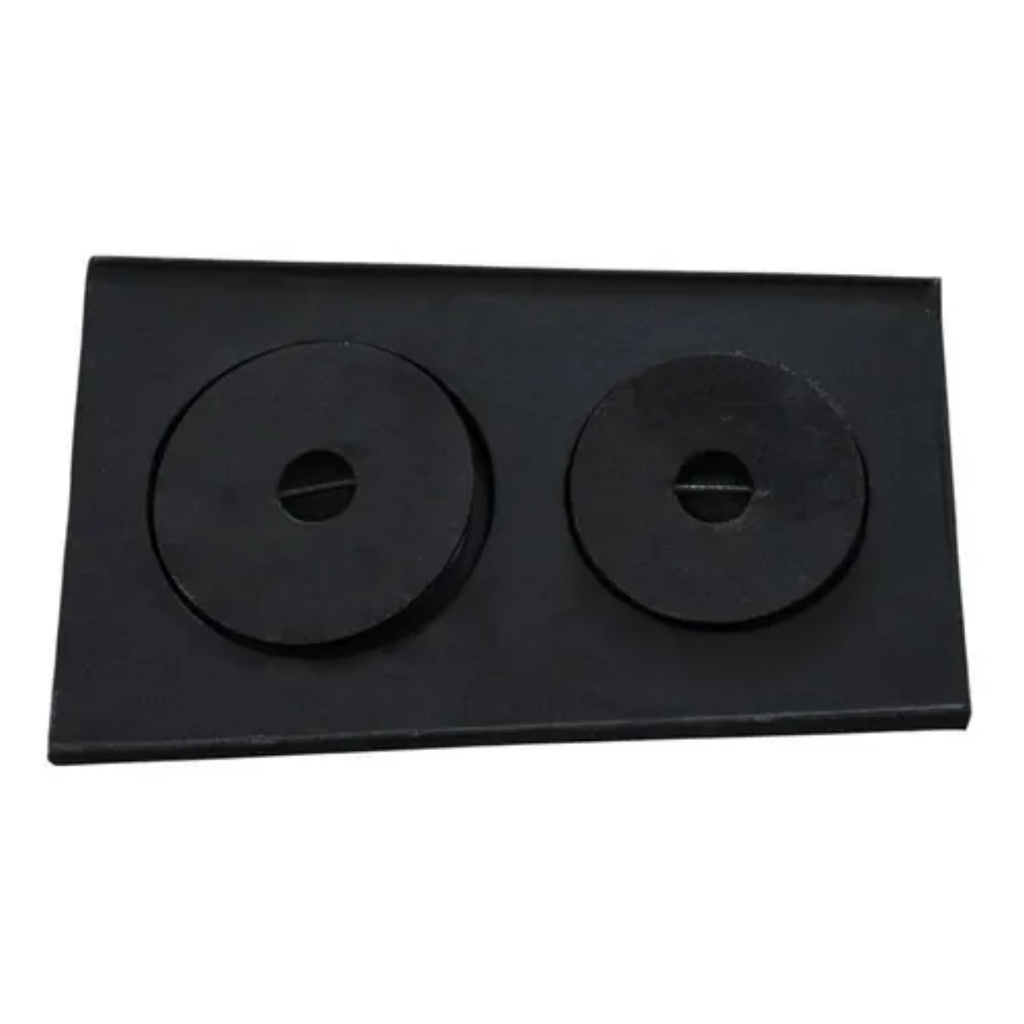 Chapa Para Fogão a Lenha Paulista 2 Furos Completa 40x22x19 em Oferta na Shopee