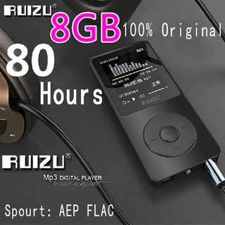 RUIZU X02 MP3 Player 4GB 8GB Leitor De Música Com Rádio FM Vídeo E-book Portátil MP3 Suporte Para Cartão TF