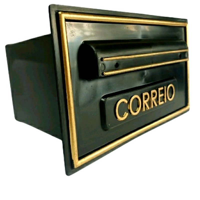 Caixa de correio pvc, muro, portão automático, grade