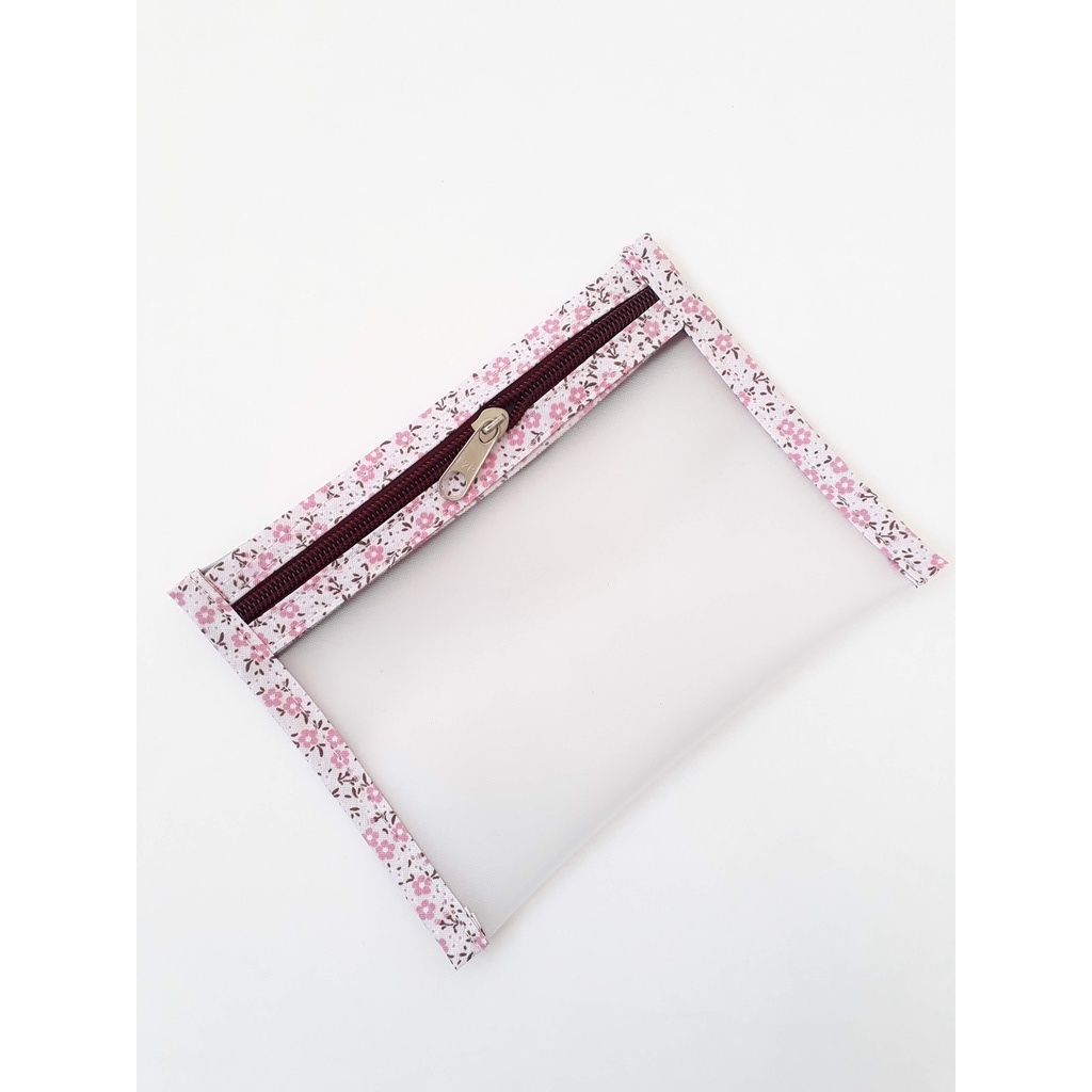 Nécessaire Envelope Plástico Translúcido