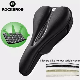 Capa RockBros De Almofada De Sela De Bicicleta Silicone Espessada em Oferta na Shopee