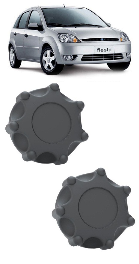 Kit 2 Manoplas Roldanas do Banco Preto Fiesta 2003 a 2014 em Oferta na Shopee