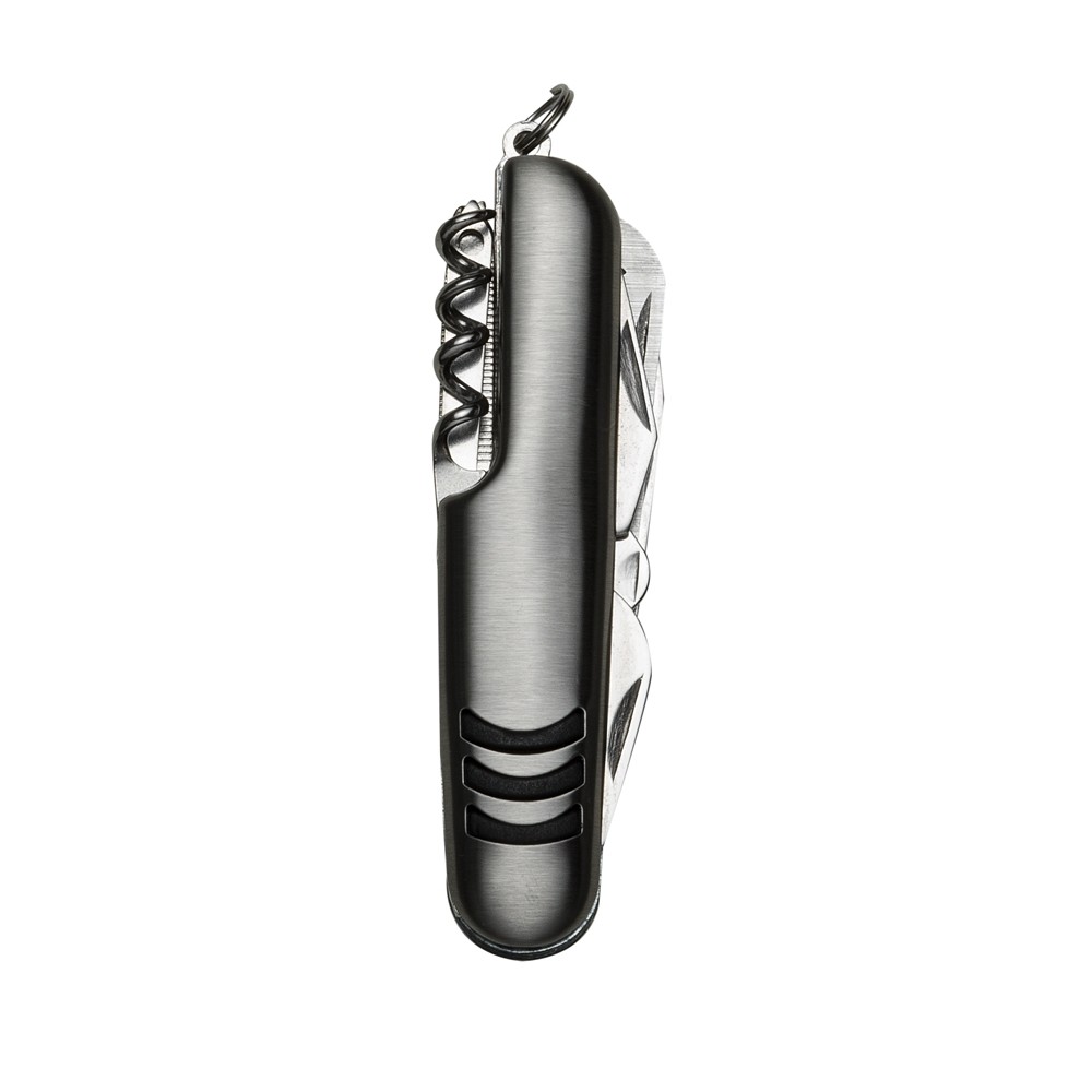04 unidades Canivete Com 9 Funções Em Inox Para Camping Pesca + Capinha