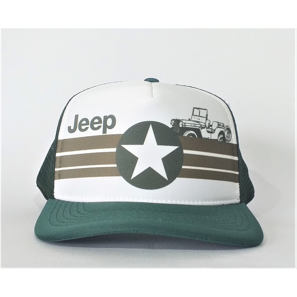 Boné Aba Curva Militar Jeep Willys 4x4 Ajustável Ótima Qualidade