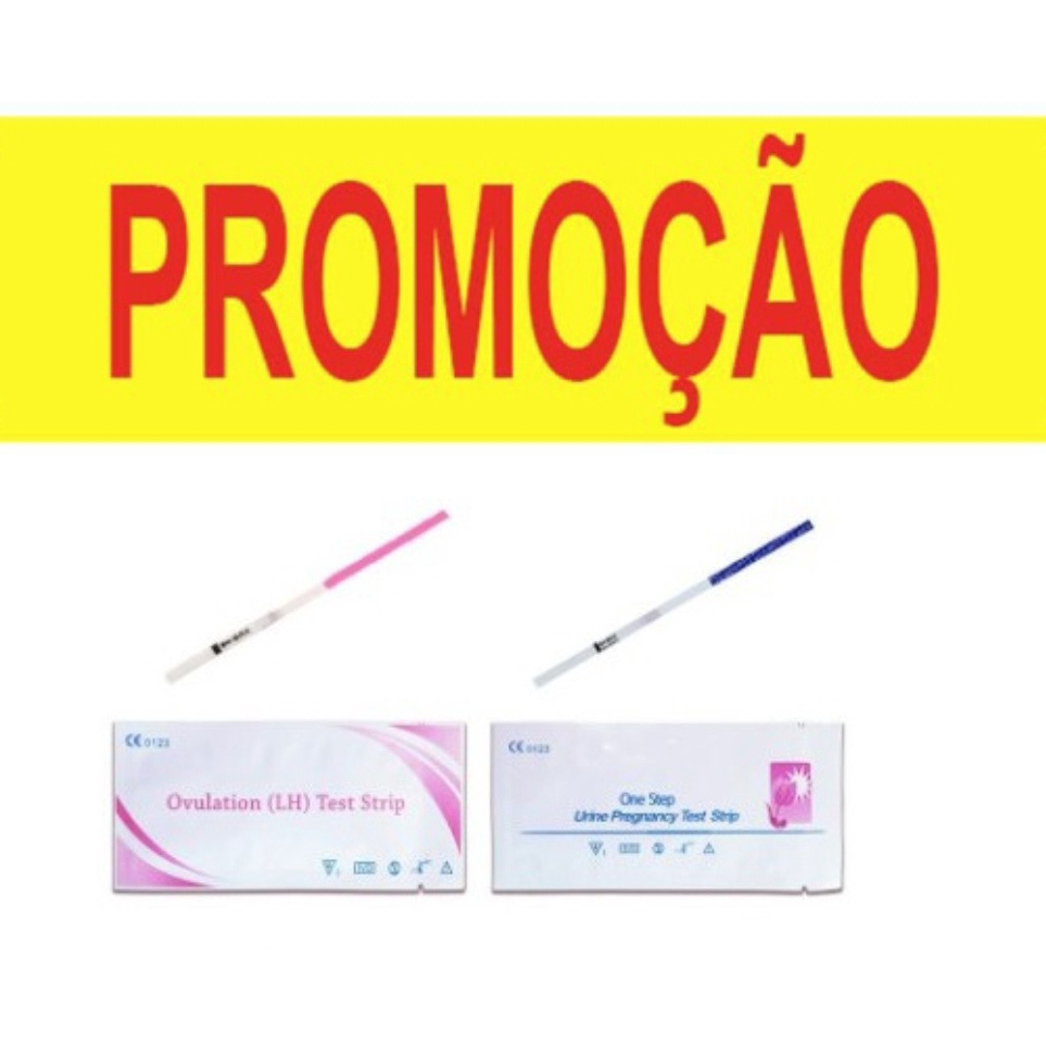 Teste de gravidez 3 unidades + 13 teste de ovulação