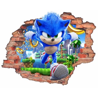 Adesivo Decorativo de Parede Sonic (cod.aps4) em Oferta na Shopee