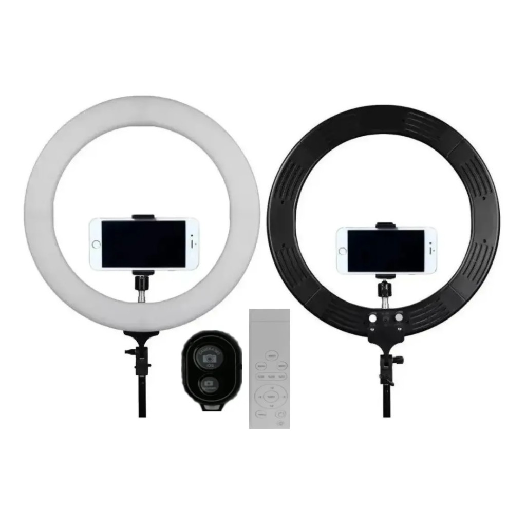 🔥🔥🔥 Ring Light 80w 448 Leds 48cm Tripe2m + controle De Luz + controle bluetooth para celular lucacell anel led