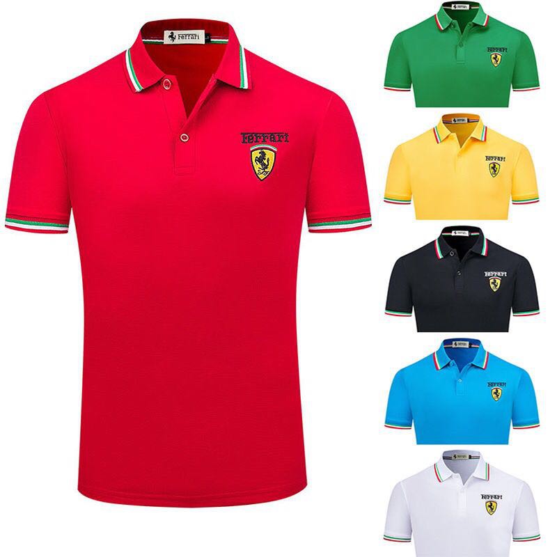 camisa polo masculina ferrari