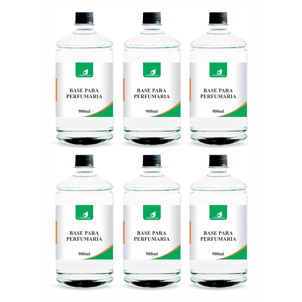 6 Bases Prontas Para Perfume Importado 900ml