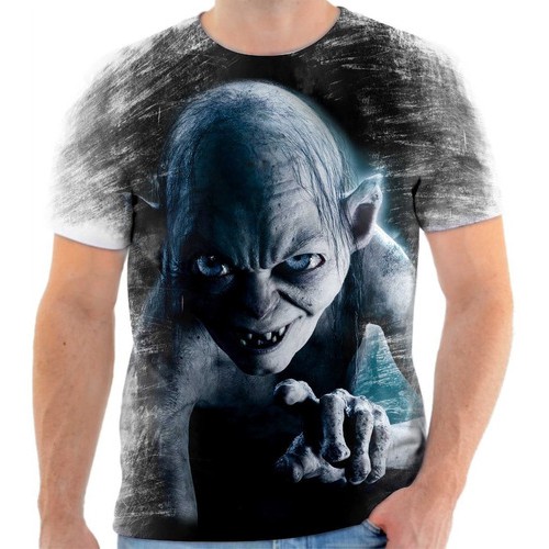 Camisa Camiseta Filme O Senhor Dos Anéis O Hobbit Smigol 2