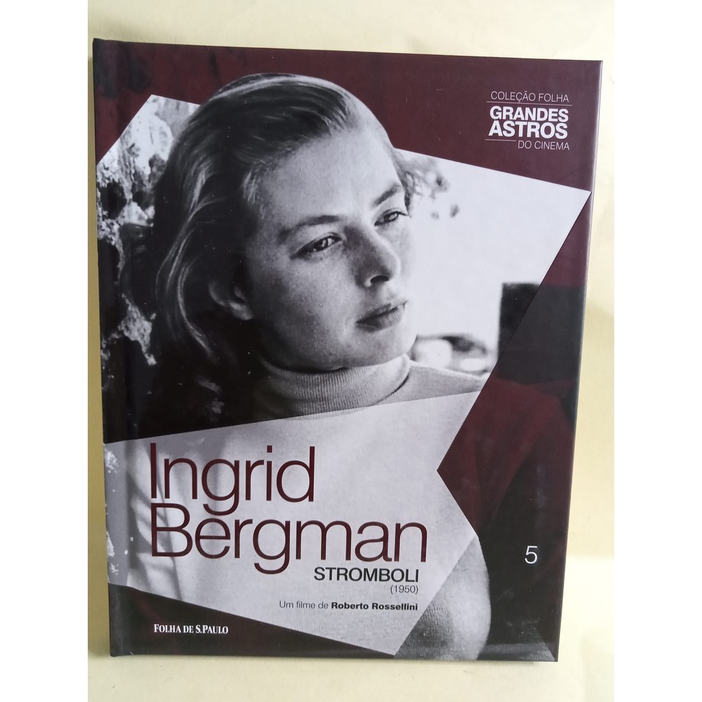Ingrid Bergman -  - 1950 - livro dvd - roberto rossellini