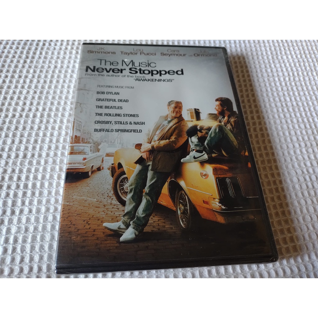 The Music Never Stopped - DVD Filme Importado Músicas de Bob Dylan, Grateful Dead, Beatles, Rolling Stones e outros