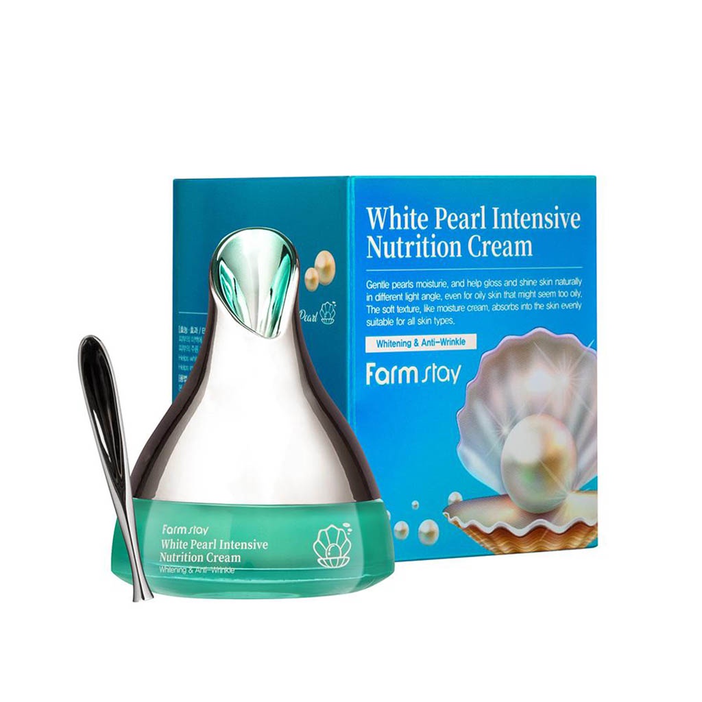 Detalhes do farmstay white pearl intensive nutrition cream