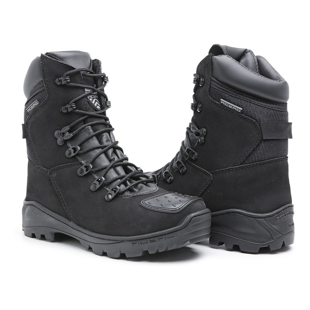 Bota Coturno Tático Militar Motociclista Acero Tiger Motors