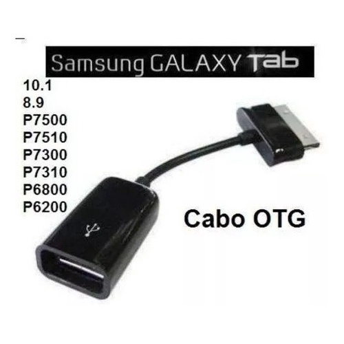 Cabo Otg 30 Pinos Usb para  Galaxy Tab Note 10.1 Gt N8000
