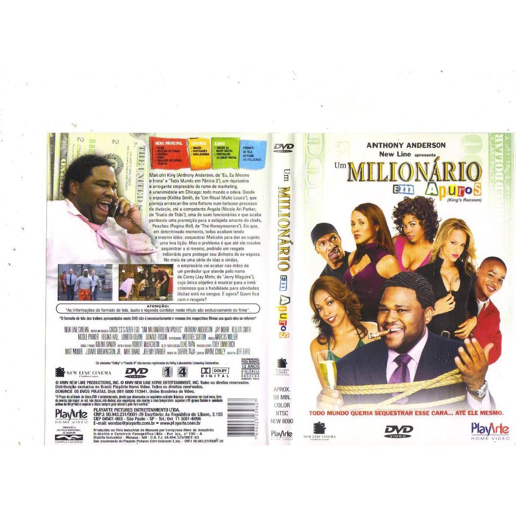 Dvd Um Milionário Em Apuros, Comédia, Original