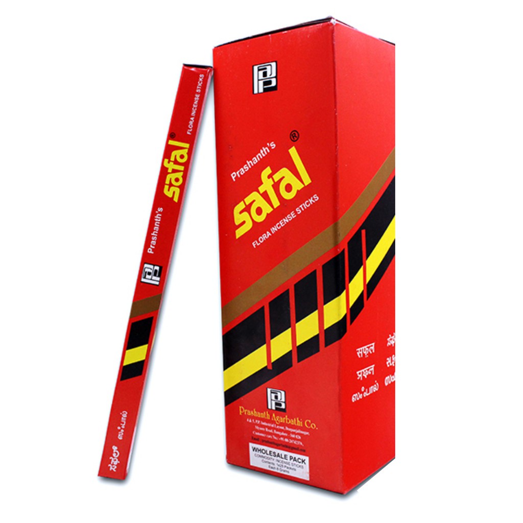 Kit 3 Incensos Indiano Safal Massala