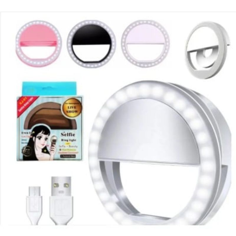 Anel De Led Luz Para Selfie Ring Light Flash Celular Shopee Brasil