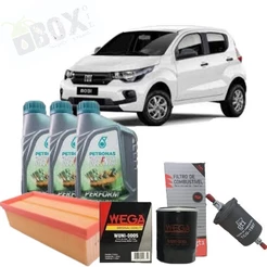 KIT TROCA DE OLÉO 3L DE 5W30 SELENIA + FILTROS DO FIAT MOBI