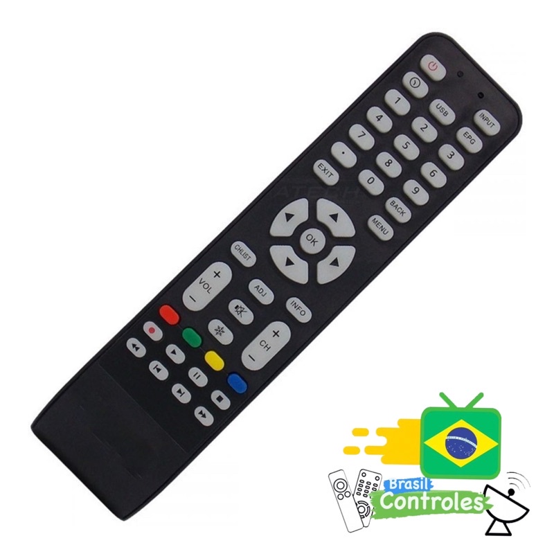 Controle Remoto TV LED AOC RC1994511 / LE32D1452 / LE32M1475 / LE40D1452 / LE43D1452 / LE48D1452 / LE50D1452 - 8014