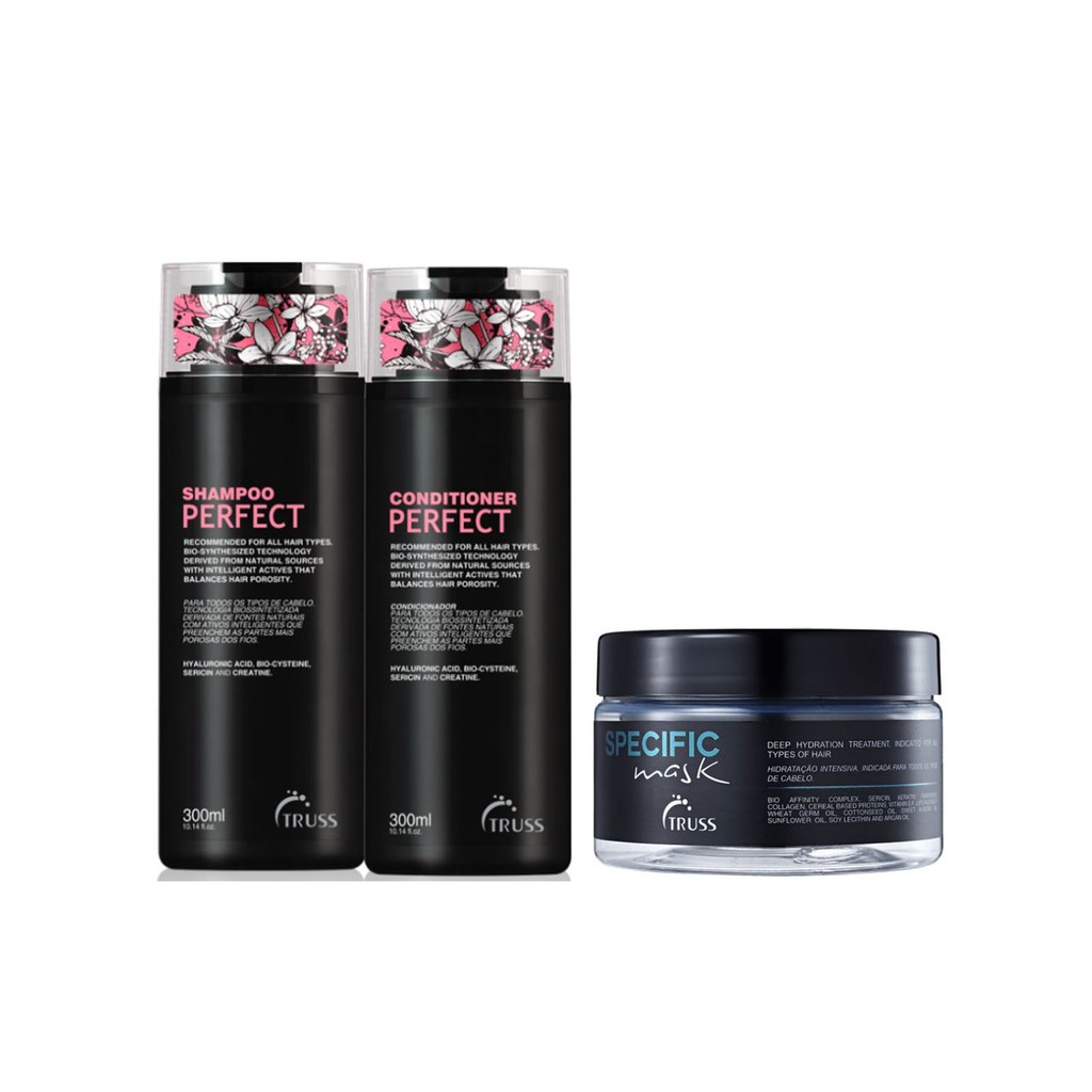 Truss Perfect Shampoo e Condicionador e Máscara Specific
