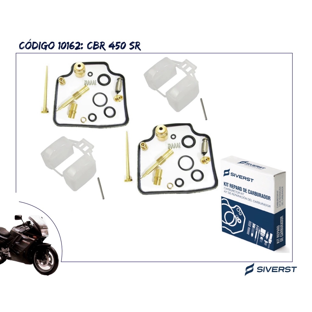 REPARO DO CARBURADOR CBR 450 SR (PAR) SIVERST BOIA PULVERIZADOR