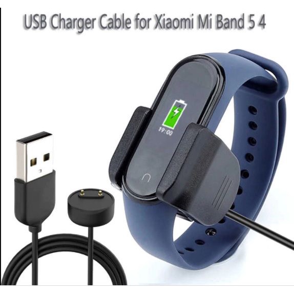 Carregador Cabo Magnético Para Smartband Mi Band 5 SmartWatch Bracelete Inteligente entrega Imediata